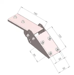 Кронштейн регулируемый консольный КРК1 50-90-1,5