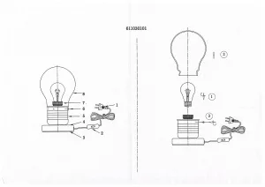 Настольный светильник MW-Light Эдисон хром 611030101