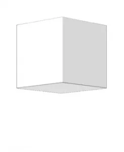 Потолочный светодиодный светильник IZAR CUBE S 250 WH LED 4000K