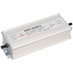 Блок питания ARPV-24150-A (24V, 6.3A, 150W) (Arlight, IP67 Металл, 3 года)