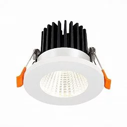 Светильник встр. Белый LED 1*10W 4000K 900Lm Ra>90 38° IP20 D80xH60 170-240V Встраиваемые светильники ST704.548.10