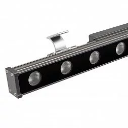 Линейный прожектор AR-LINE-500-9W Warm3000 (GR, 15x60 deg, 230V) (Arlight, Закрытый)