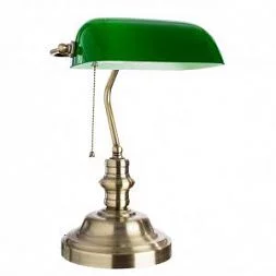 Декоративная настольная лампа Arte Lamp BANKER Бронза A2492LT-1AB