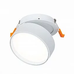 Встраиваемый поворотный светильник Белый LED 1*14W 4000K 1 100Lm Ra>90 120° IP20 D105xH Встраиваемые светильники ST651.548.14