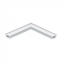 98979 Встраиваемый профиль угловой RECESSED PROFILE 1 к арт. 98977, L110, алюминий/пластик, белый EGLO