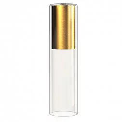 Плафон Nowodvorski Cameleon Cylinder M Transparent/Brass 8543