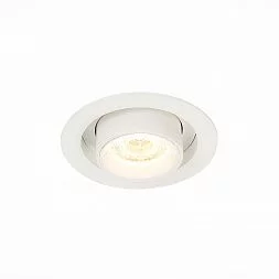 Светильник встр. Белый LED 1*12W 3000K 900Lm Ra80 24° IP20 D90xH92 180-240V Встраиваемые светильники ST702.138.12