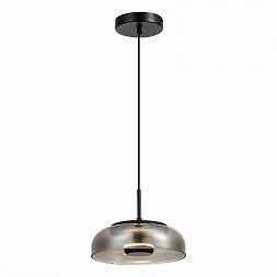 Подвес ST-Luce Черный/Дымчатый LED 1*7W 4000K LAZIO SL6002.403.01